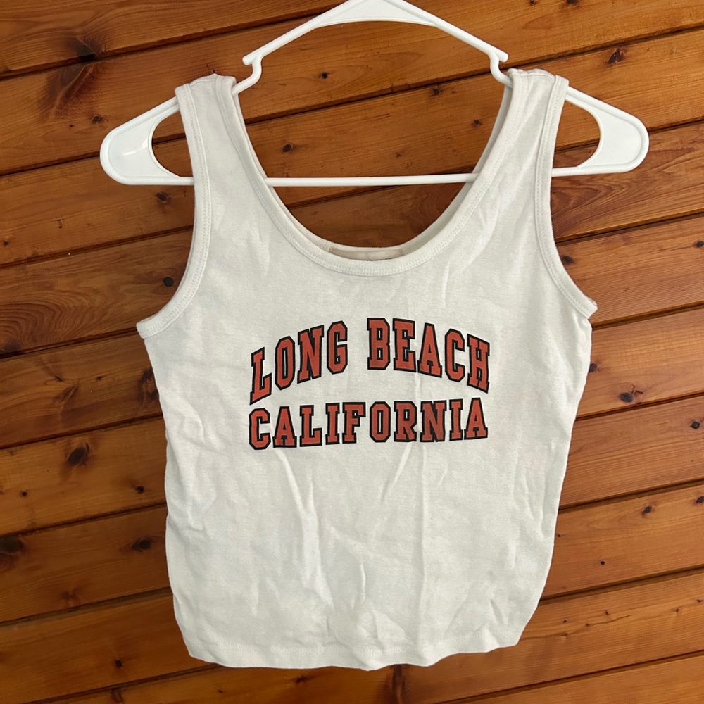 White Graphic crop top